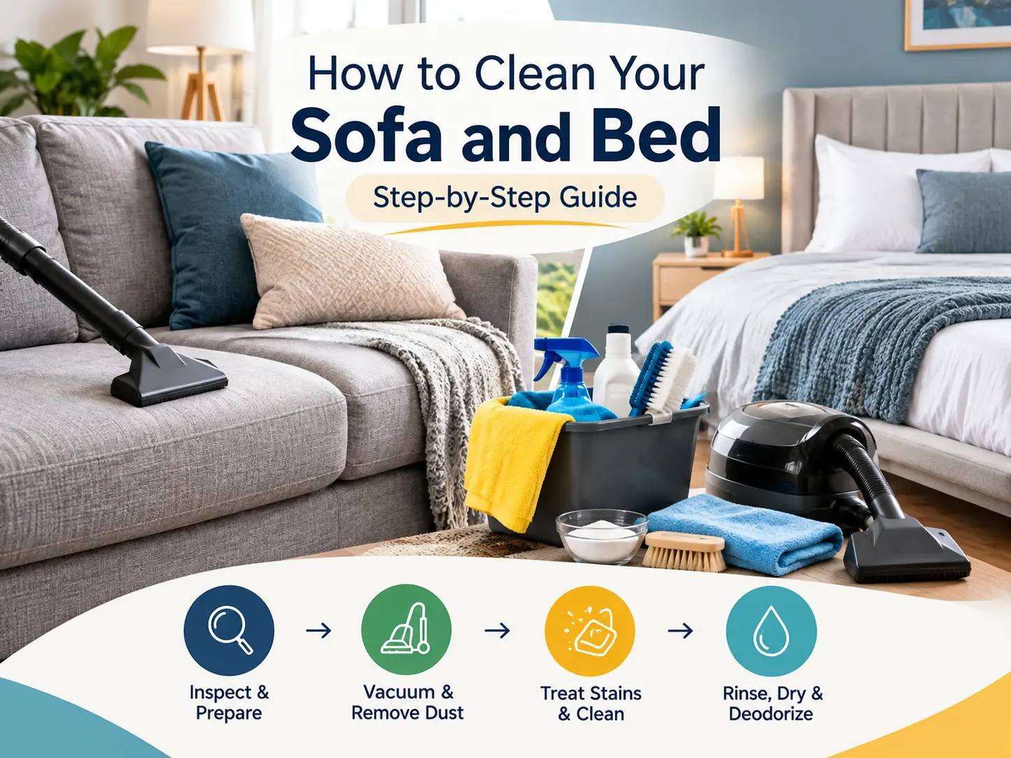 How to Clean Your Sofa and Bed?